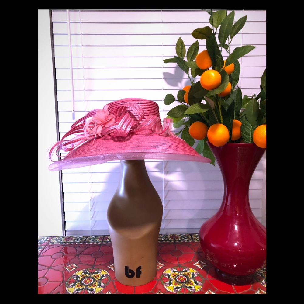Pretty in pink fuchsia hat